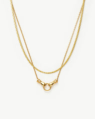 Harris Reed In Good Hands Chain Necklace Set | 18k Gold Plated