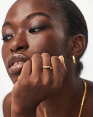 Lucy Williams Pave Ridge Ring | 18k Gold Vermeil/Cubic Zirconia