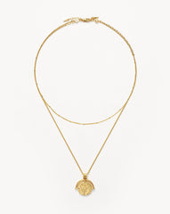 Lucy Williams Roman Arc Chain Necklace Set | 18k Gold Vermeil