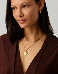 Lucy Williams Roman Arc & Snake Necklace Set | 18k Gold Plated / 18k Gold Plated Vermeil