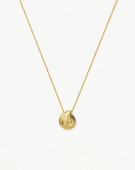 Spiral Mini Pendant Necklace | 18k Gold Plated
