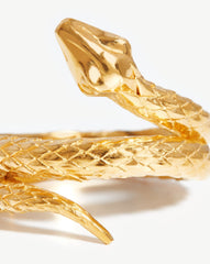 Harris Reed Coiled Serpent Ring | 18k Gold Plated