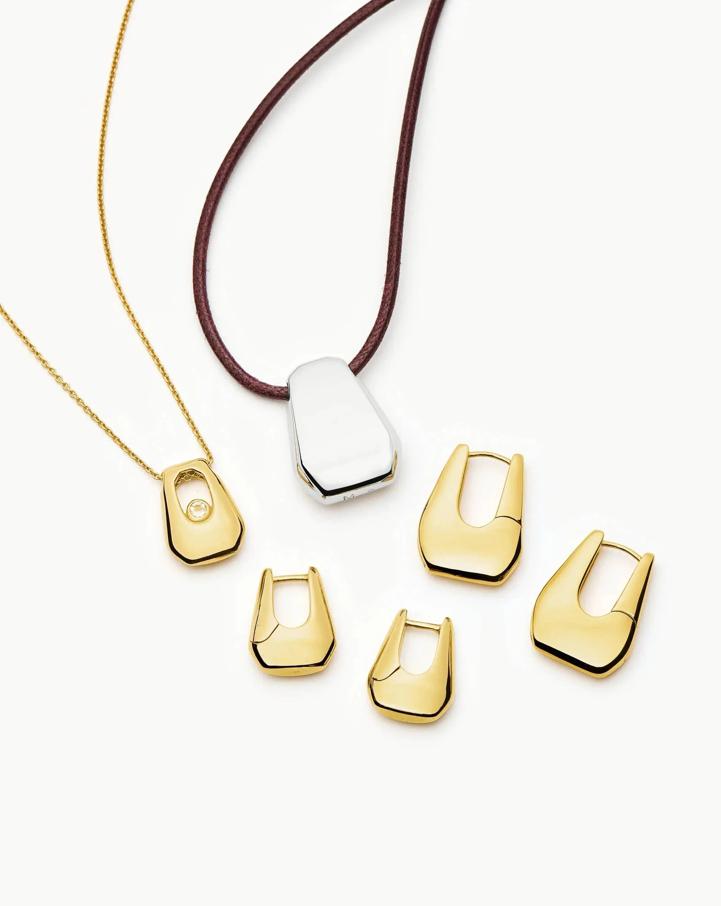 Lucy Williams Arco Pendant Necklace | 18k Gold Vermeil