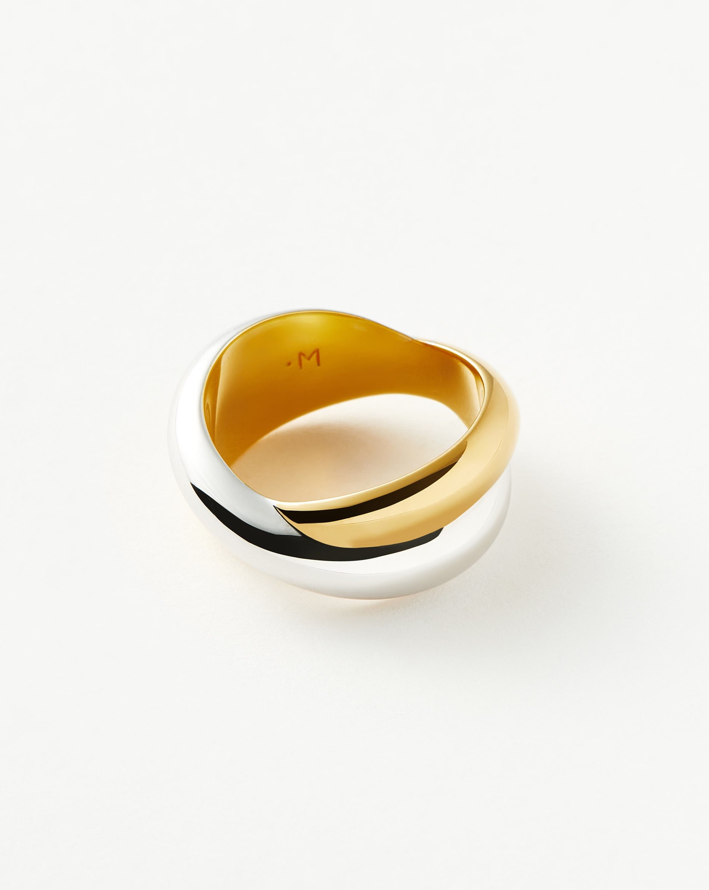 Lucy Williams Chunky Entwine Ring | Mixed Metal