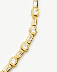 Lucy Williams Tennis Necklace | 18k Gold Plated