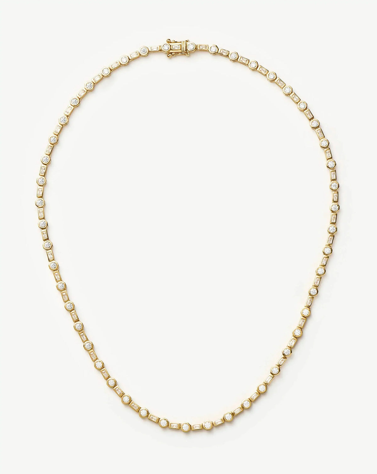 Lucy Williams Tennis Necklace | 18k Gold Plated