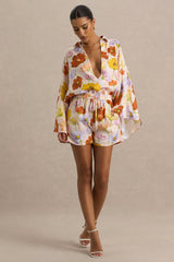 Sovran | Bright Floral Print Shorts